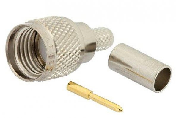 RG-58 Tipi Sıkmalı Mini UHF Konnektör - Erkek ürün görseli 1