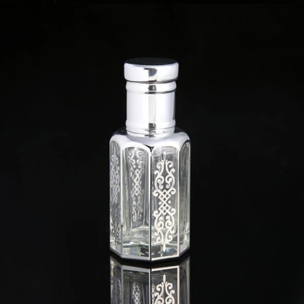 3ml Rollon Cam Parfüm Şişesi Silver ERB113-3ML-B