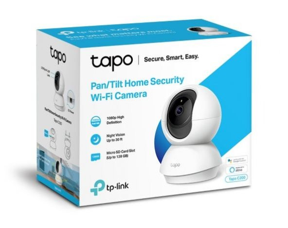 TP-LINK Tapo C200 Ev Güvenliği için Pan / Tilt Wi-Fi Kamera TAPO-C200 - 3