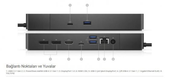 DELL Performance Dock WD19DCS 240W 210-AZBW