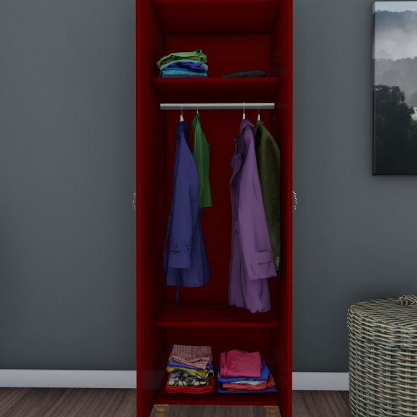 Ünüvar Konsept ÖMER 2 KAPAKLI GARDROP - Resim 6