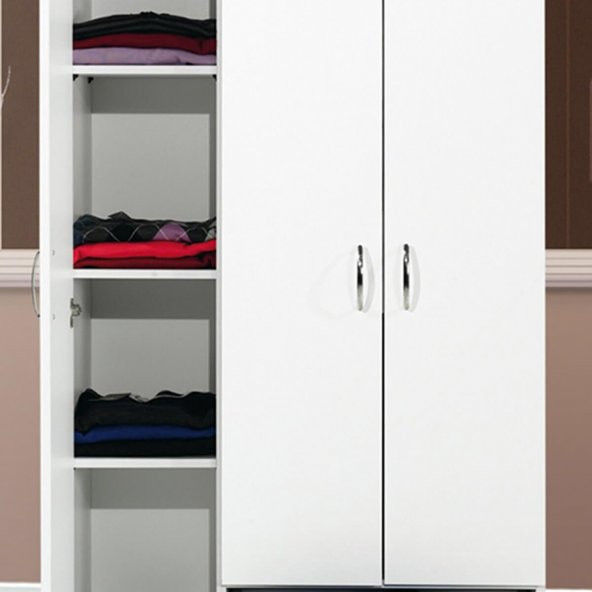 Life 3 Kapı Tek Çekmeceli Gardrop ürün görseli