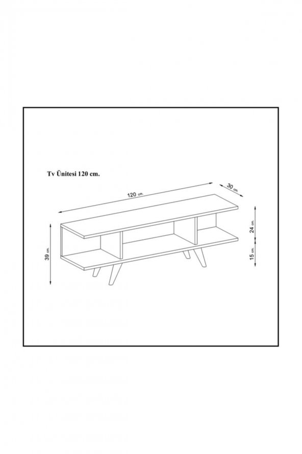 Trend Ceviz 120 Cm Tv Sehpası - 4