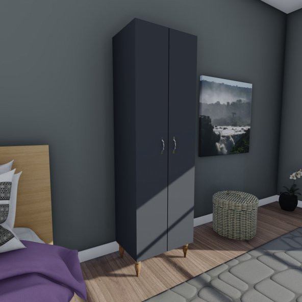 ÖMER 2 KAPAKLI GARDROP - 3