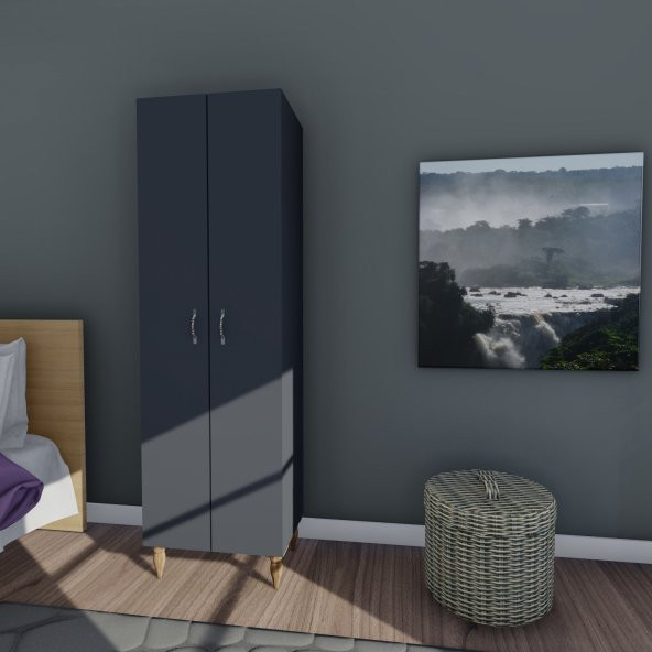 ÖMER 2 KAPAKLI GARDROP - 4