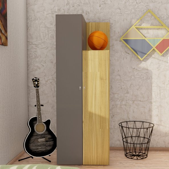 Emre İki Kapaklı Gar- (Ceviz-Beyaz) k1 ürün görseli