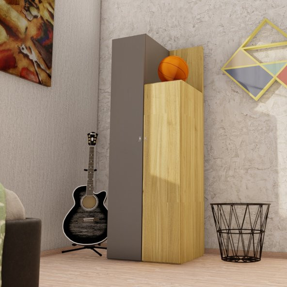 Emre İki Kapaklı Gar- (Ceviz-Beyaz) k1 - Resim 3