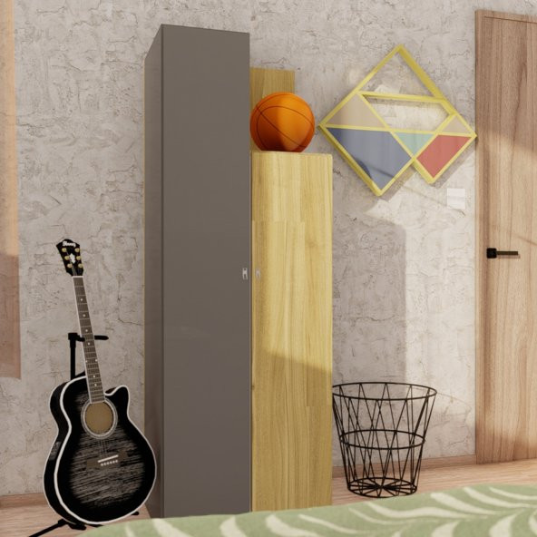 Emre İki Kapaklı Gar- (Ceviz-Beyaz) k1 - Resim 4