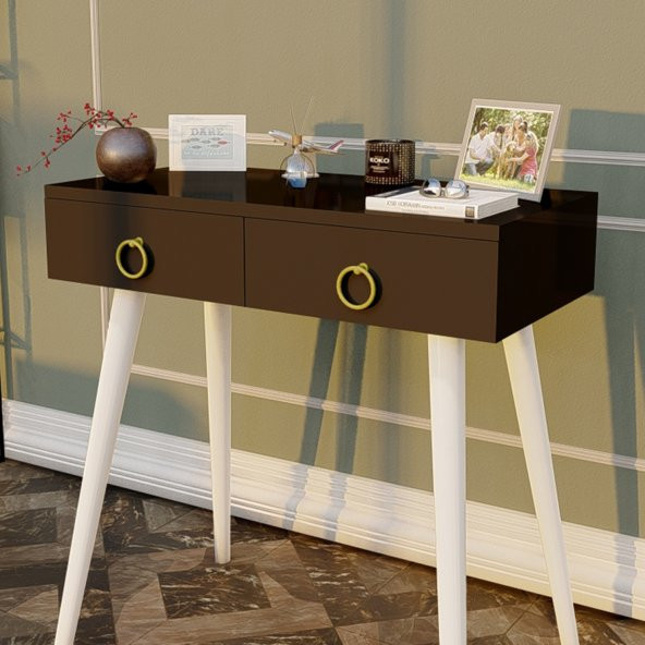 Ahşap Ayaklı Modern Dekoratif Dresuar - 2