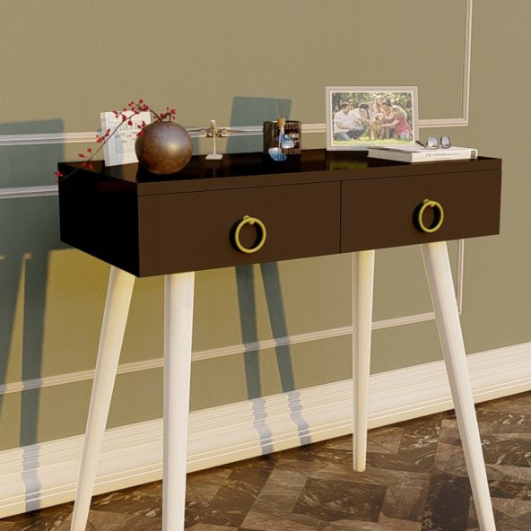 Ahşap Ayaklı Modern Dekoratif Dresuar - 4