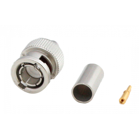 RG-59 Tipi Sıkmalı HD SDI BNC Konnektör - Erkek