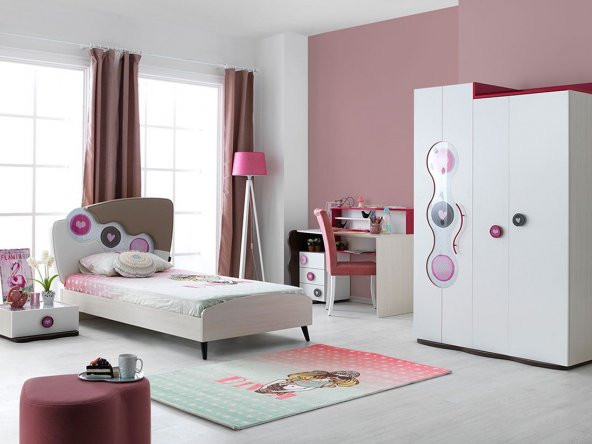 Rengarenk Point 90X190 Karyola - 2