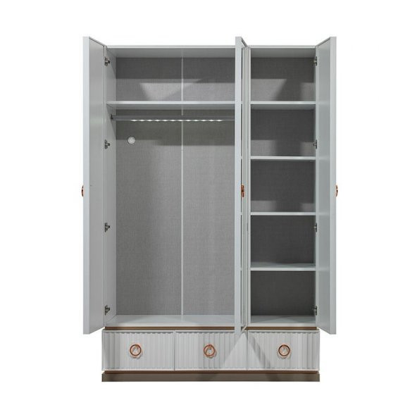 RENGARENK Sirena 3 Kapaklı  Gardrop - Resim 2