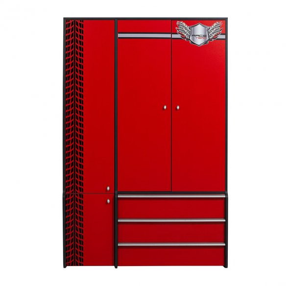 Rengarenk Race Team 3 Kapaklı Gardrop