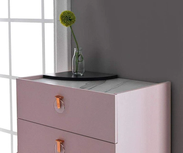 Ünüvar Konsept RENGARENK Flamingo  Şifonyer  k1 - Resim 3