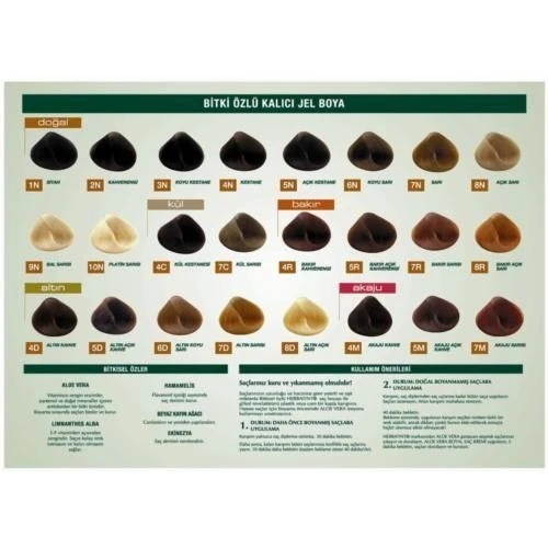 Herbatint Kalıcı Bitkisel Saç Bakım Boyası 5D Altın Açık Kahve - Resim 2