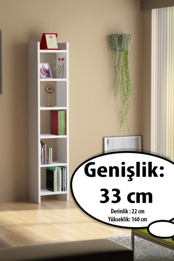 Beyaz Resital Kitaplık 2Db-3B