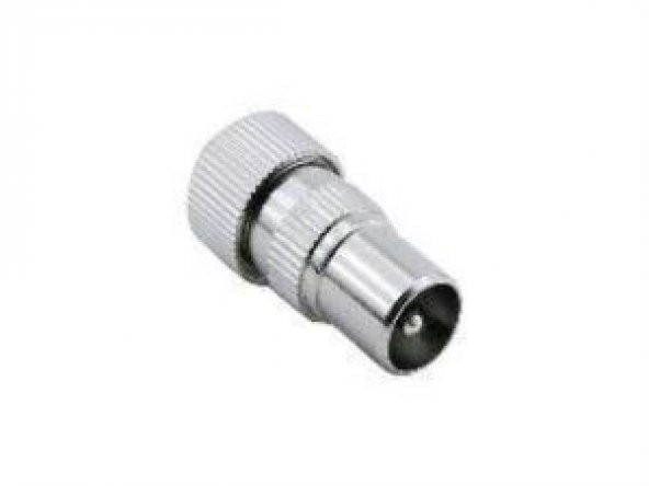 RG-6 Vidalı Metal TV Anten Konnektörü - Erkek ürün görseli