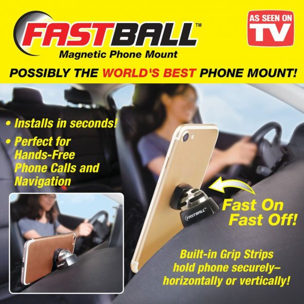 Fastball Magnetic Oto Araç İçi Mıknatıslı Telefon Tutucu