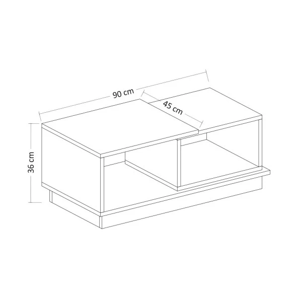 Ünüvar Konsept Orta Sehba Ceviz Antrasit - Resim 5