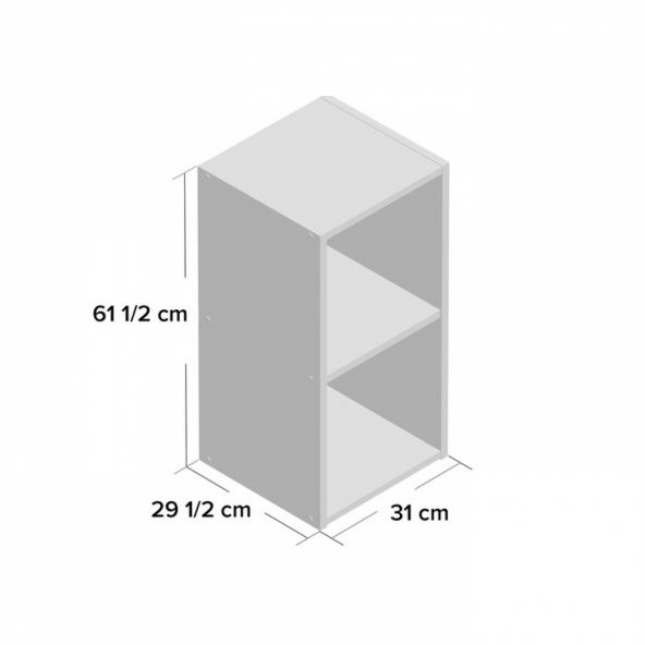 Ünüvar Konsept Kitaplık Siyah - Resim 2