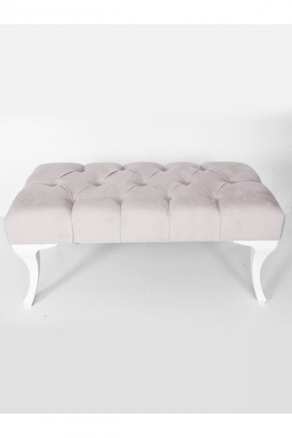 Westface Puf & Benç 45*90-Pls Ayak Silenebilir Kumaş Krem K1