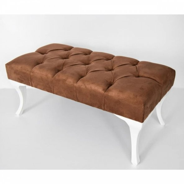 Kozan Puf & Benç 45*90-Pls Ayak Silenebilir Kumaş Kahve K1 - 2