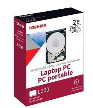 TOSHIBA 2TB Sata 3.0 5400RPM 128MB 2.5 Dahili Notebook Diski HDWL120UZSVA - 2