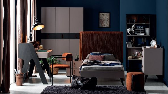 Ünüvar Konsept RENGARENK Canella 3 Kapılı  Gardrop k1 - Resim 4