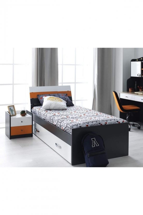 RENGARENK Maskot 90X190 Karyola - Resim 4