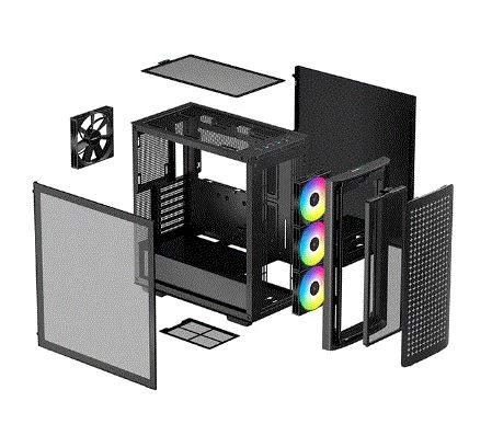DEEPCOOL CK560 Gaming ATX Siyah Kasa CK560 - 3
