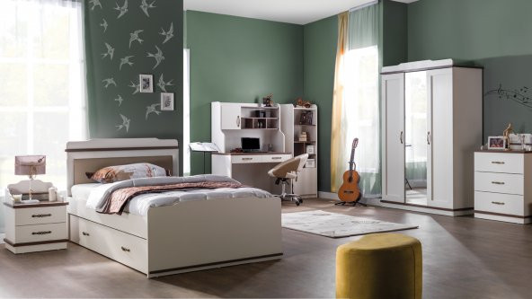 RENGARENK Morpheus 3 Kapaklı  Gardrop - Resim 3