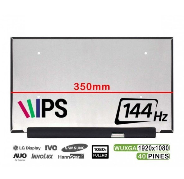 Asus ROG Strix G15 G513QE uyumlu Lcd Ekran, Panel 144Hz (15.6 40pin) - 7