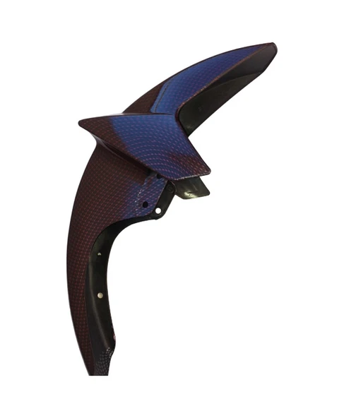 Ybr K Ön Çamurluk Karbon Kaplama Bordo - Resim 3