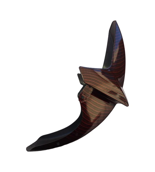 Ybr K Ön Çamurluk Karbon Kaplama Bordo - Resim 5