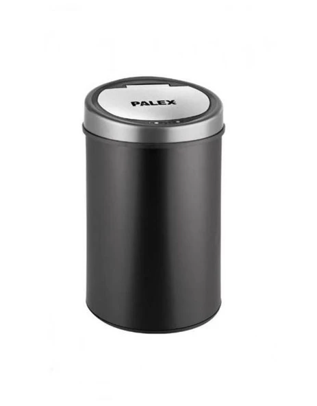 Omnipazar PLX SP-13 Sensörlü Şarjlı Çöp Kovası 13 Lt Paslanmaz Siyah - 2