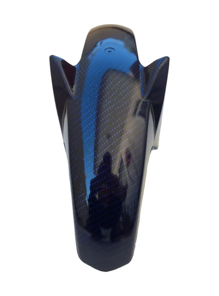 Ybr K Ön Çamurluk Karbon Kaplama Mavi - Resim 4