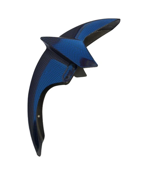 Ybr K Ön Çamurluk Karbon Kaplama Mavi - Resim 2