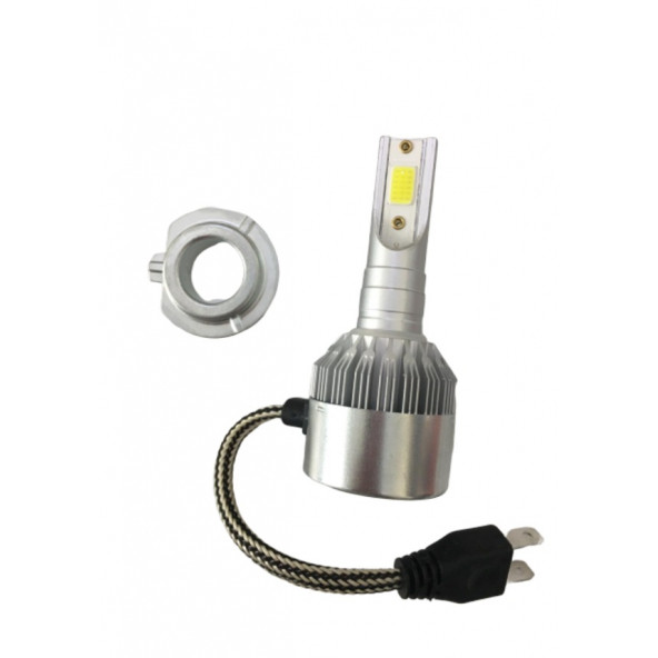 SFX H-7 ZENON LED FANLI AMPUL MOTOSİKLET FAR AMPULU HONDA YAMAHA SUZUKİ KAWASAKİ - 3