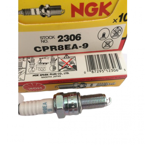 NGK CPR8EA-9 BUJİ HONDA YAMAHA SUZUKİ KAWASAKİ - 2
