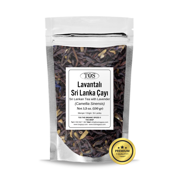 Lavantalı Sri Lanka Çayı 150 gr (1. Kalite) Camellia Sinensis