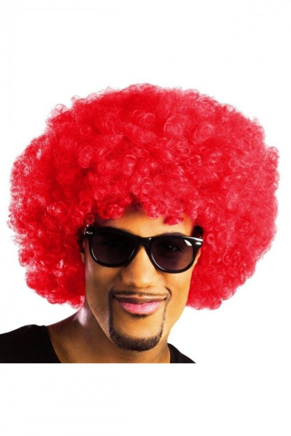 Kabarık Bonus Peruk Saç - Kırmızı - 2