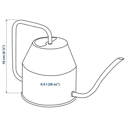 IKEA Vattenkrasse Sulama Kabı Krem - Altın Rengi 900 Ml - 5