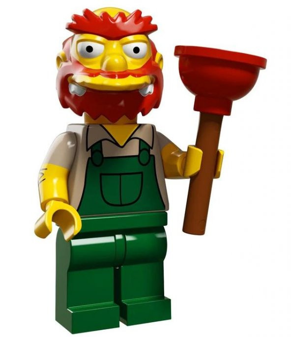 Lego 71009  Simpsons serisi 2 - 13 Groundskeeper Willie