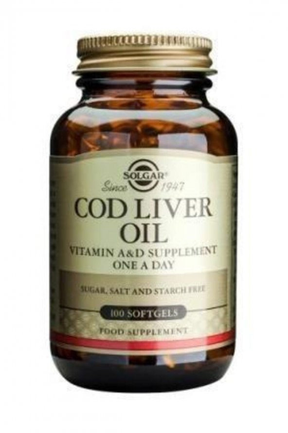 Sol-gar Cod Liver Oil 100 Softjel