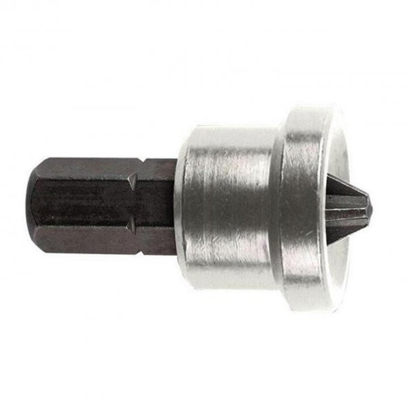 Şapkalı Alçıpan Vidalama Bits Ucu 25 mm Yıldız PH2 S2 Çeliği Uç