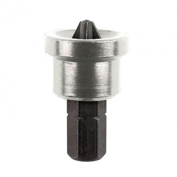 Şapkalı Alçıpan Vidalama Bits Ucu 25 mm Yıldız PH2 S2 Çeliği Uç - 3