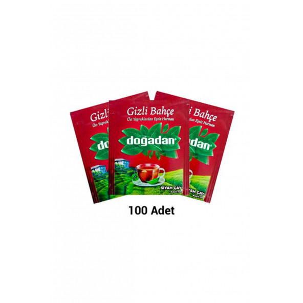 Doğadan Gizli Bahçe Bardak Poşet Çay 2 gr x 100 Adet x 6 Paket