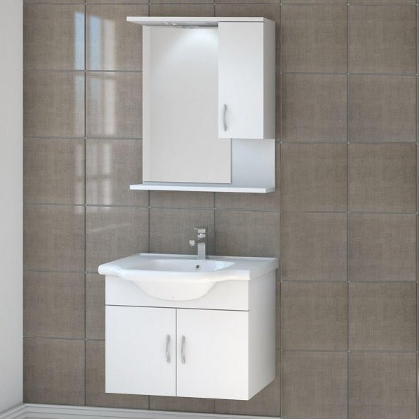 Denko Akyazı 65 cm MDF Banyo Dolabı Takımı - 3