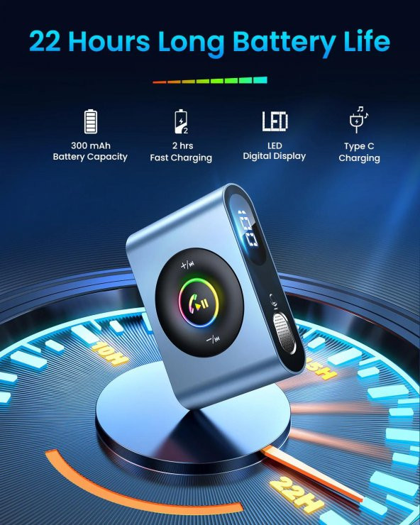 Joyroom JR-CB1 Bluetooth 5.3 3IN1 Bluetooth Araç Adaptörü - 3